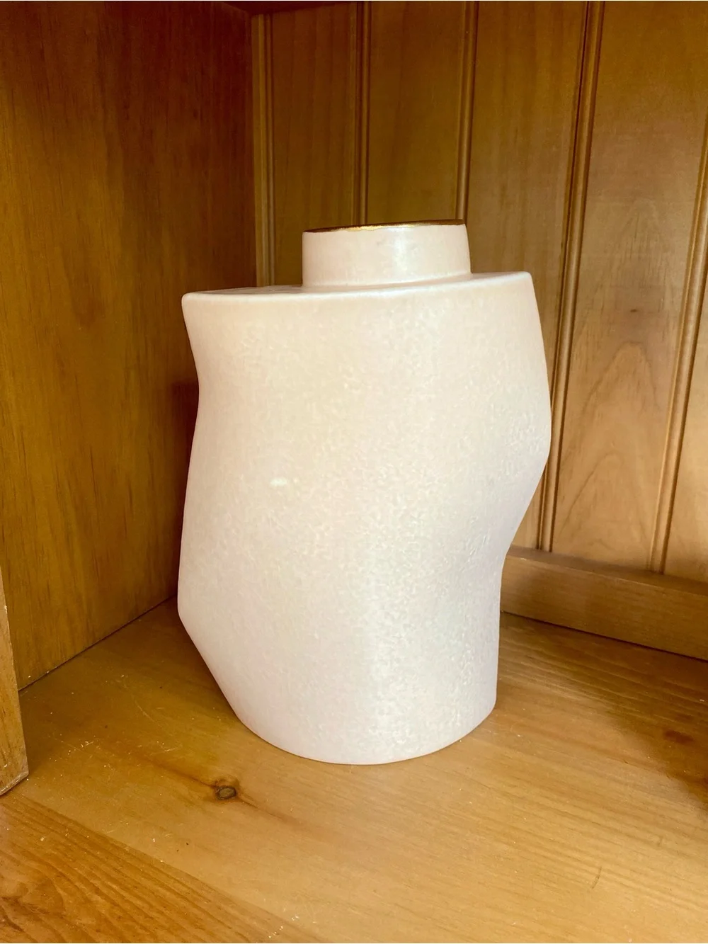 1992 Memphis Style Light Pink Vase